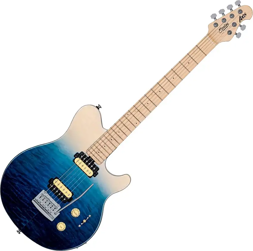 Sterling by MusicMan Axis AX3QM Spectrum Blue Elektriska gitarrer