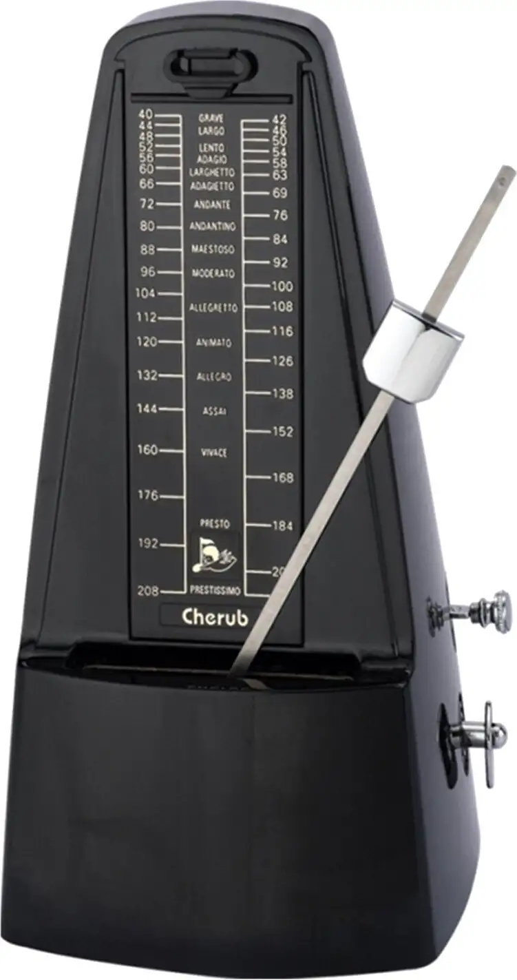 Cherub WSM-305 Mekanisk metronom Black