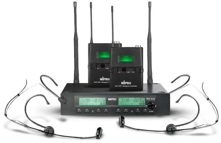 MiPro ACT-3 Head Set Dual Trådlöst set