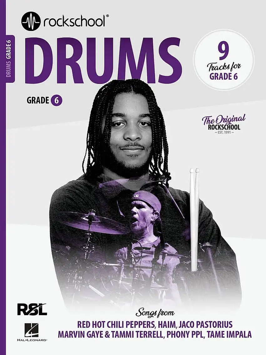 Rock School Drums Grade 6 Noter