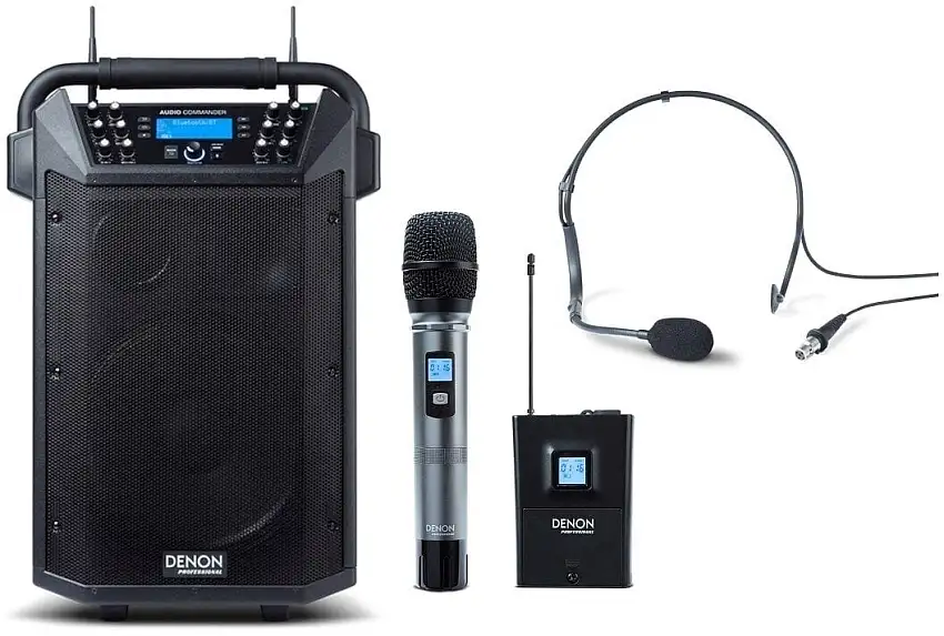 Denon Audio Commander Batteridriven PA-anläggning