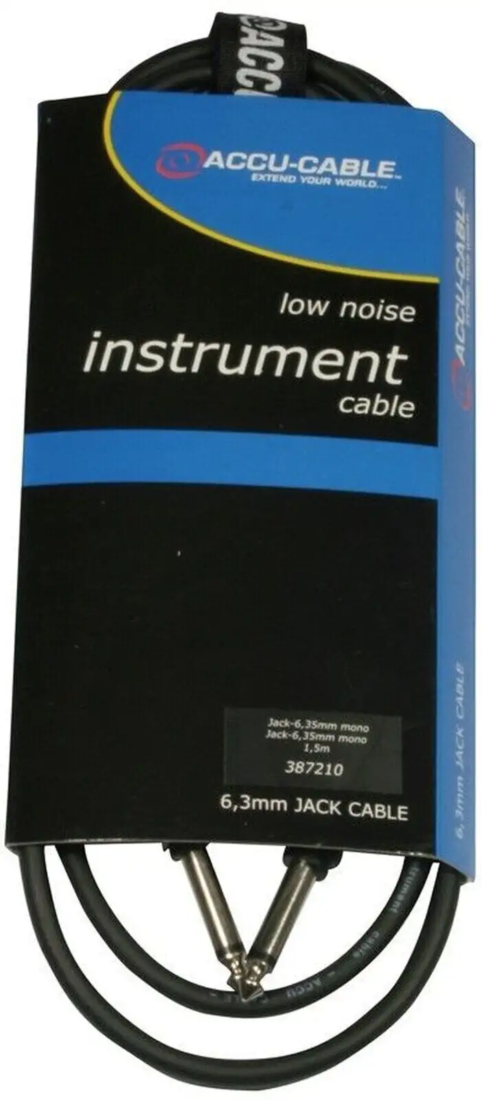 Accu Cable AC-J6M/1,5 1,5 m Rak - Rak Instrumentkabel