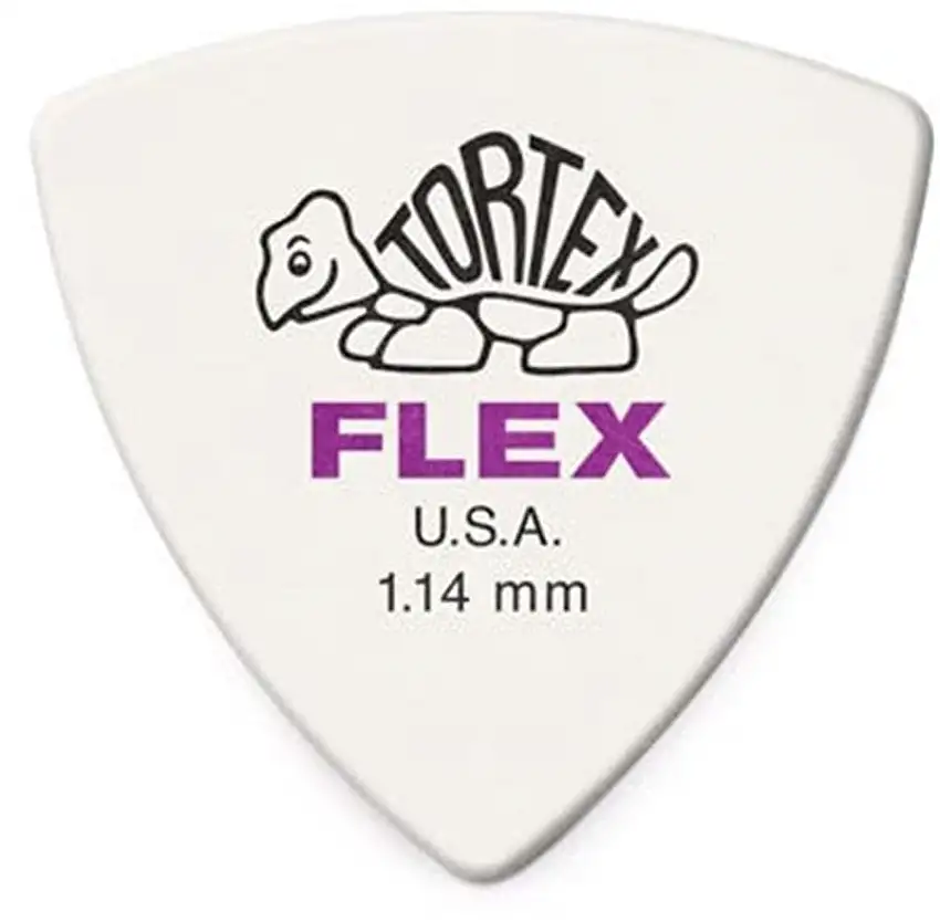 Dunlop 456R 1.14 Tortex Flex Triangle Plocka