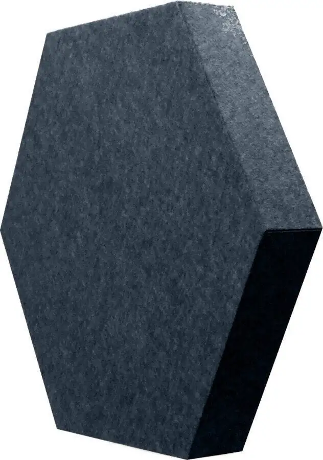 Mega Acoustic HEXAPET GP18 Dark Gray Absorberande skumplastpaneler