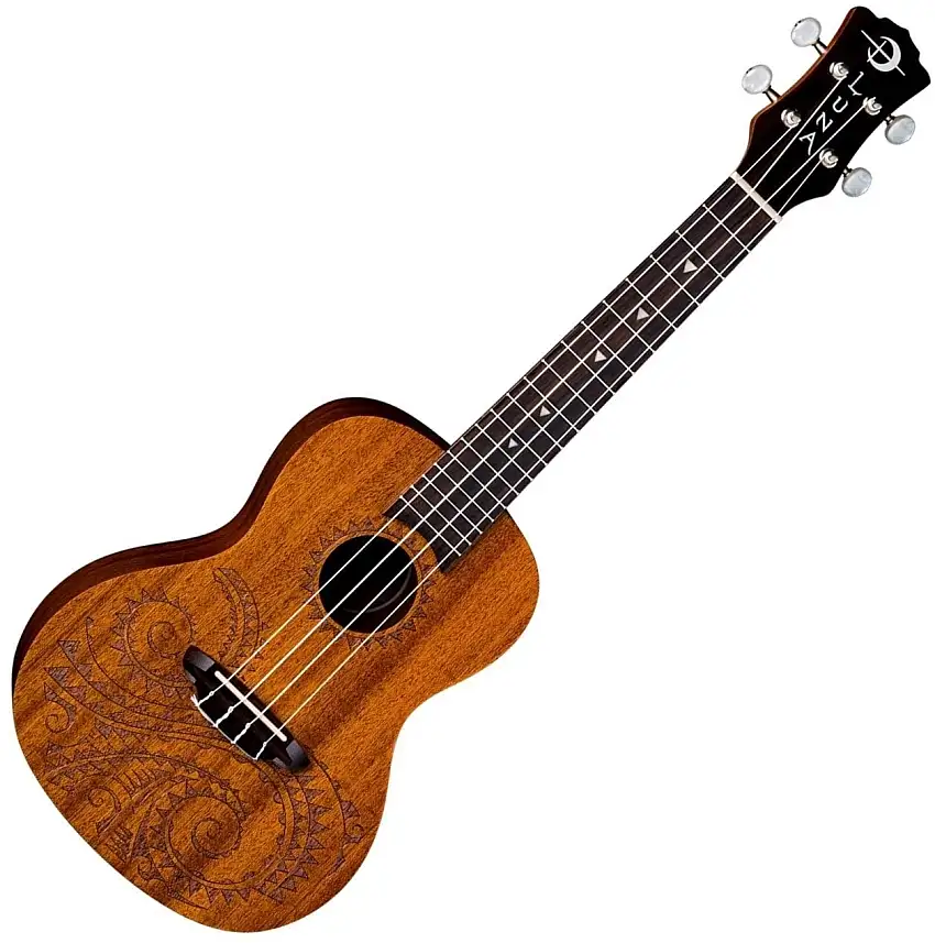 Luna Tattoo Hawaiian Tattoo Design Konsert-ukulele