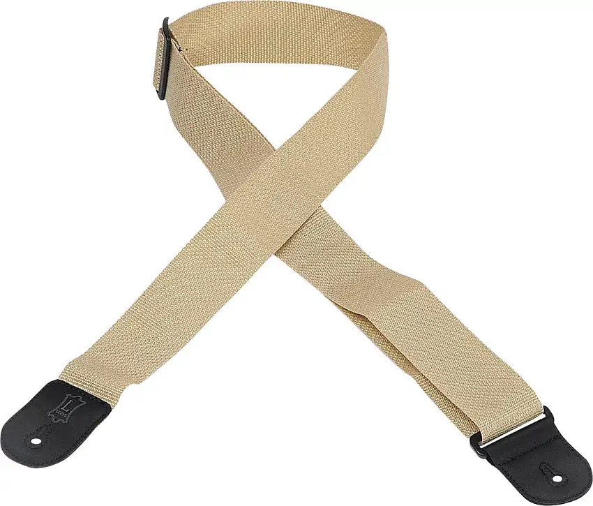 Levy's Single Tone Poly Tan Gitarrband i textil