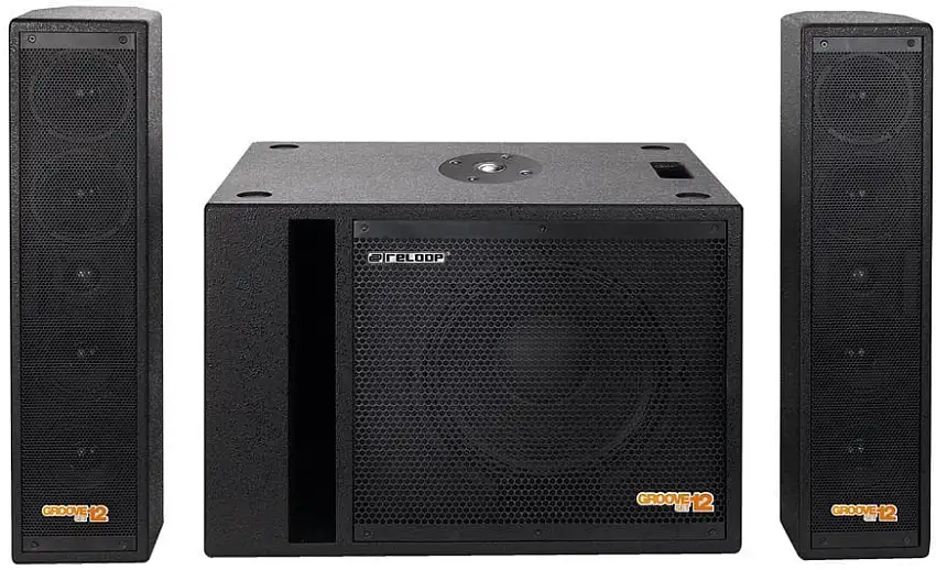Reloop Groove Set 12 Bärbart PA-system