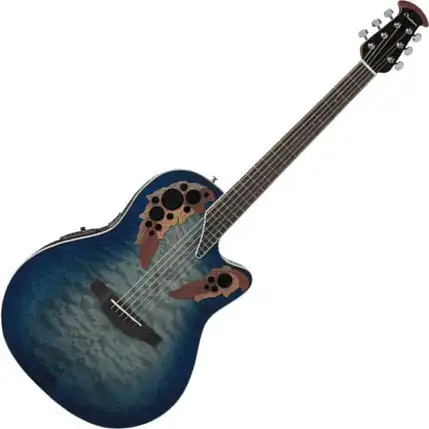 Ovation CE48P-RG Elite Plus Celebrity Natural Speciell akustisk-elektrisk gitarr