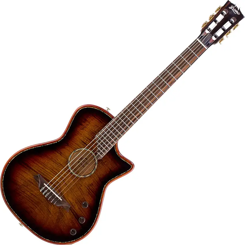 Bromo BEN2C 3-Tone Sunburst Speciell akustisk-elektrisk gitarr