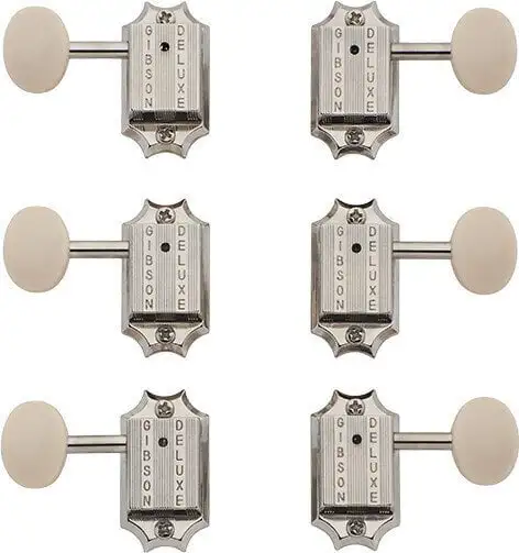 Gibson Deluxe White Button T Set Nickel Štimer za gitaru