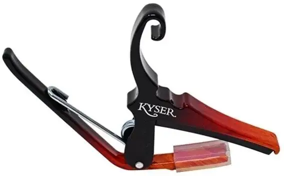 Kyser KG6SNBA Quick-Change Solbränd Akustisk gitarr Capo