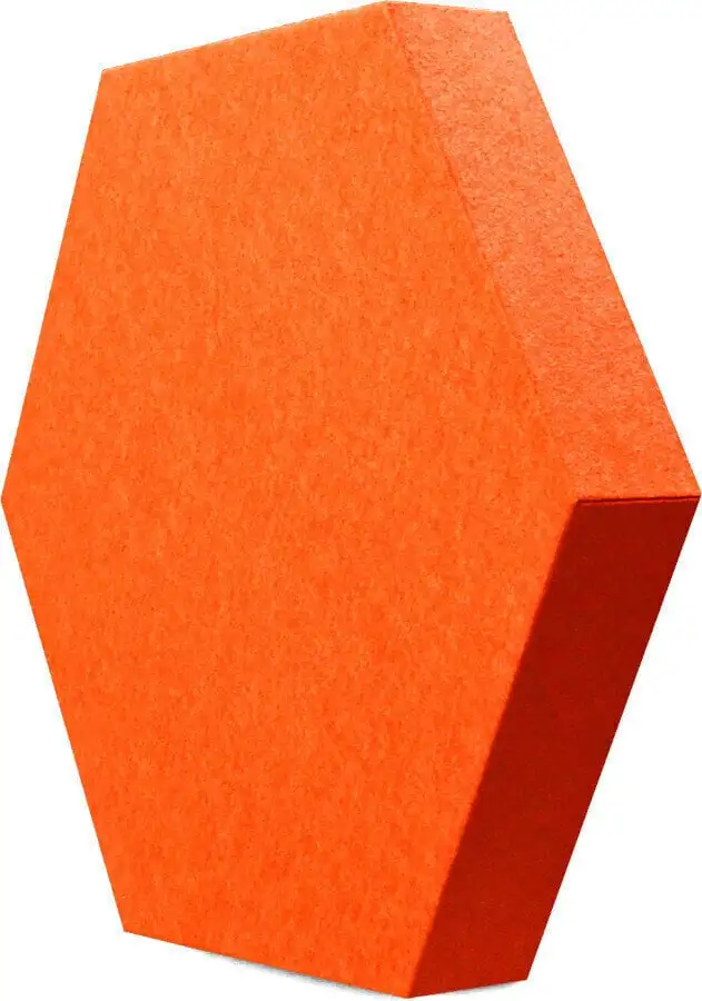 Mega Acoustic HEXAPET GP06 Orange Absorberande skumplastpaneler