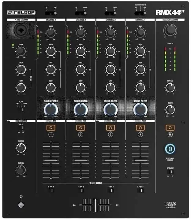Reloop RMX 44 BT DJ Mixer