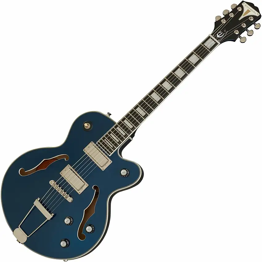 Epiphone Uptown Kat ES Sapphire Blue Metallic Halvakustisk gitarr