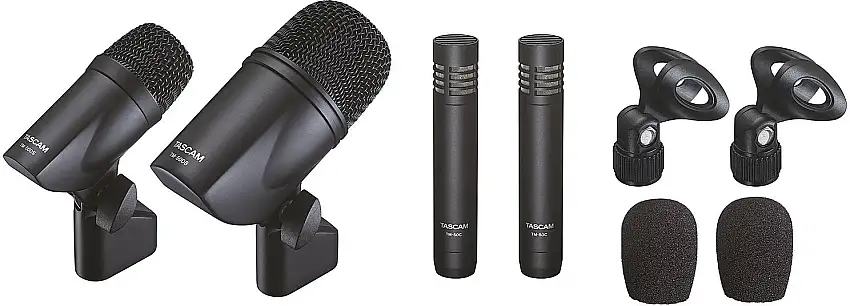 Tascam TM-Drums Mikrofonuppsättning för trummor