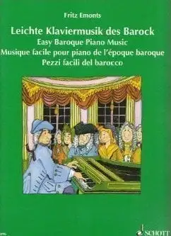 Fritz Emonts Baroková hudba pre klavír Noter