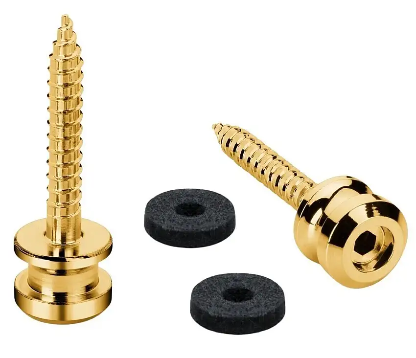 Schaller 24070500 Buttons L Gold Strap Lock