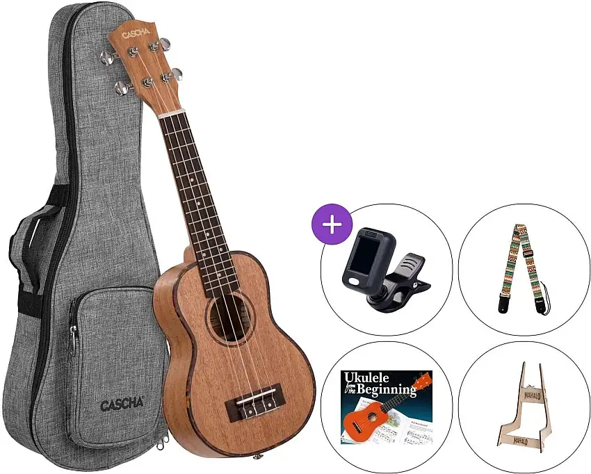 Cascha HH 2026 SET Natural Soprano Ukulele