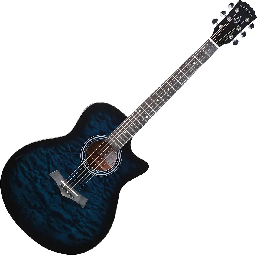 Arrow Dune Blue Dreadnought-gitarr