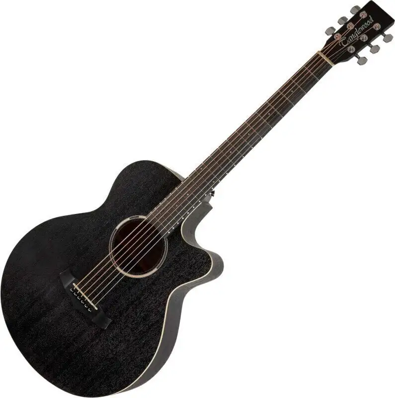 Tanglewood TWBB SFCE Smokestack Black elektroakustisk gitarr
