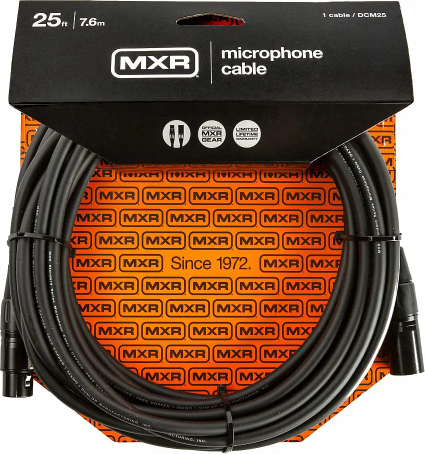 Dunlop MXR DCM25 7,6 m Mikrofonkabel