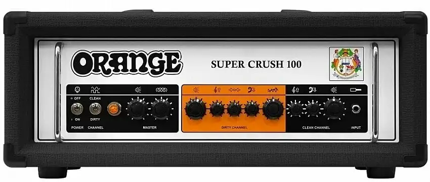 Orange Super Crush 100H Black Halvledarförstärkare