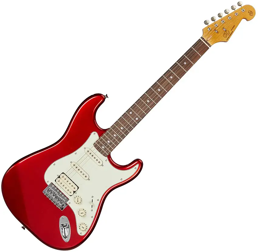 SX SST62+ /HSS Candy Apple Red Elektriska gitarrer