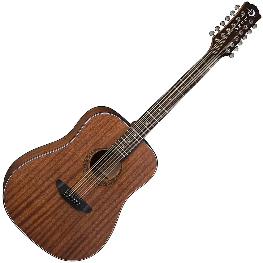 Luna Gypsy D12 Natural 12-strängad akustisk gitarr