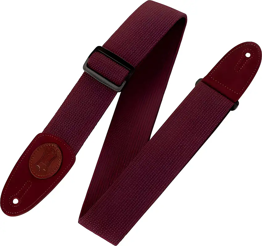 Levy's Signature Cotton Burgundy Gitarrband i textil