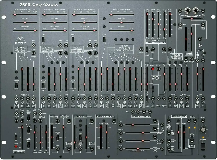 Behringer 2600 MEANIE Synthesizer Gray