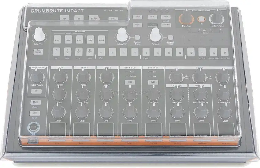 Decksaver Arturia Drumbrute Impact Skyddsöverdrag för spårbox