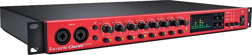 Focusrite Clarett Octopre Mikrofonförförstärkare