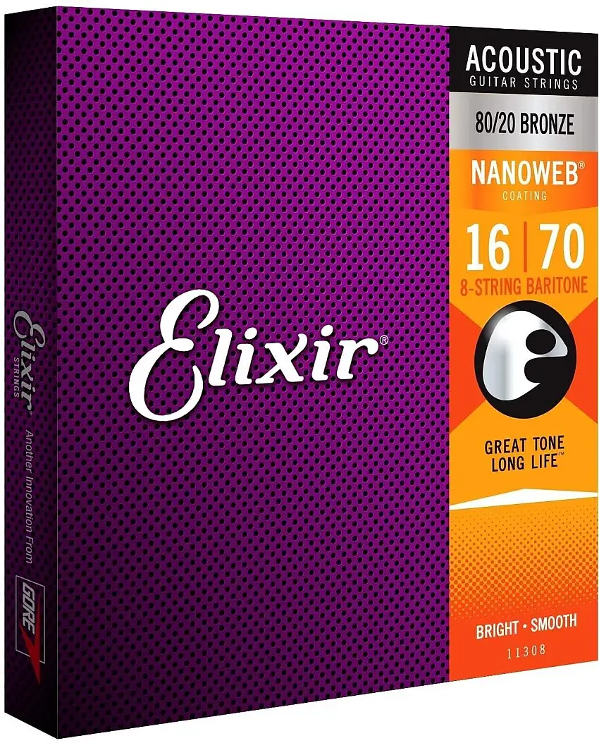 Elixir 11308 Nanoweb 16-70 Gitarrsträngar