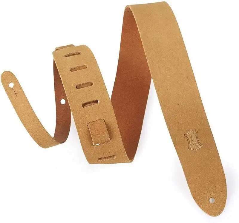 Levy's Wide Suede Tan Gitarrrem