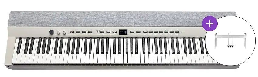 Kurzweil Ka P1 WH STAND SET Digitalt scen piano White