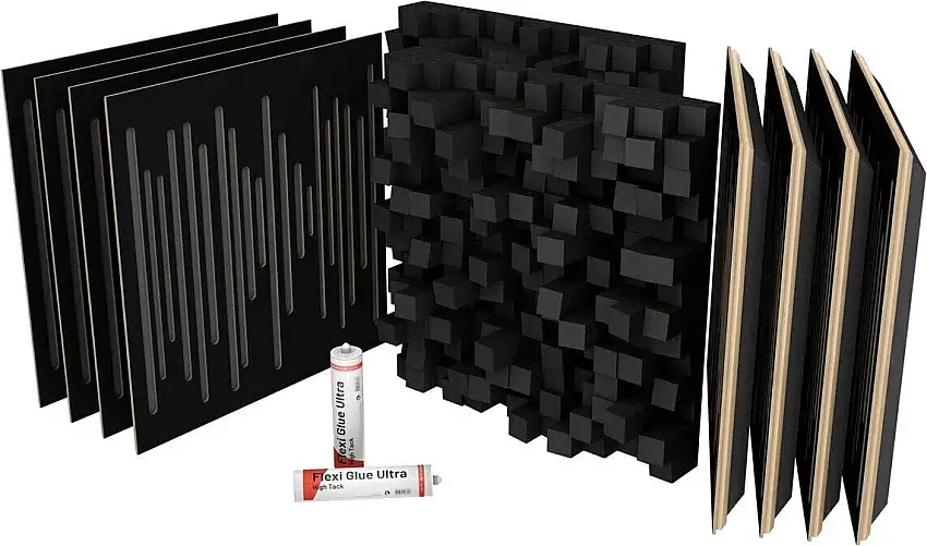 Vicoustic VicStudio Black Matte Absorberande träpanel