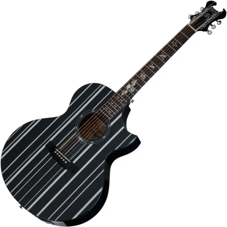 Schecter Synyster Gates Gloss Black elektroakustisk gitarr