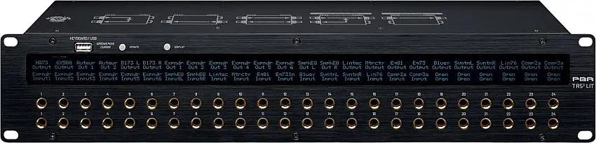 Black Lion Audio PBR TRS3 LIT Patchpanel