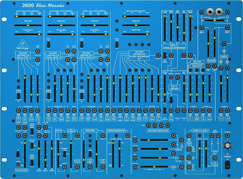 Behringer 2600 MARVIN Synthesizer Blue