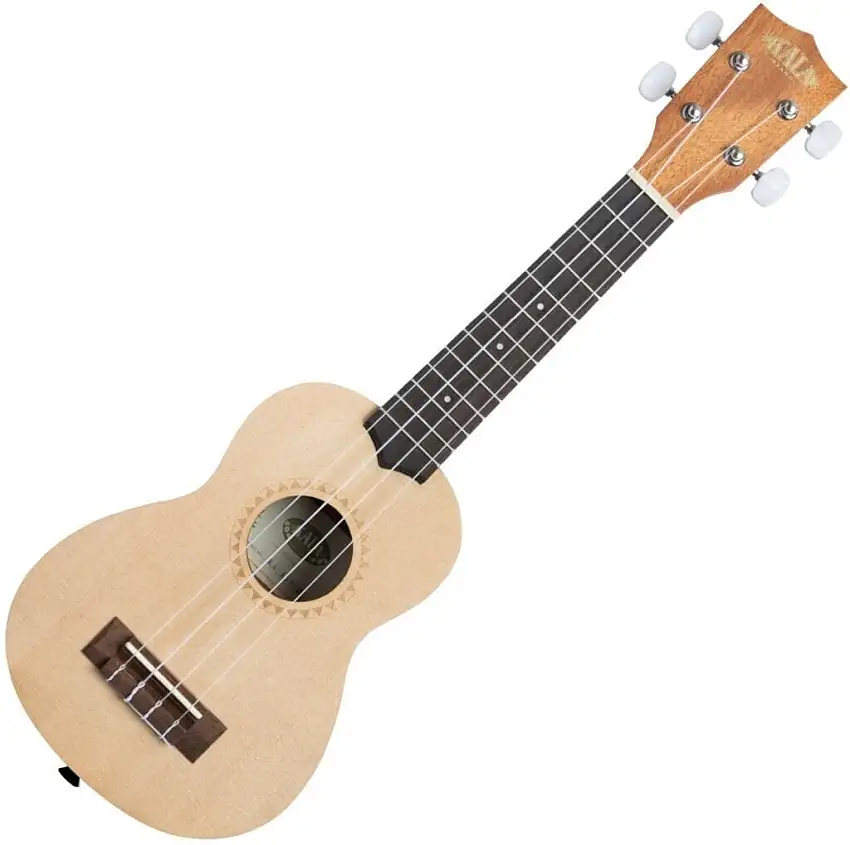 Kala KA-15-S-S-W/UBS-R Natural Satin Soprano Ukulele
