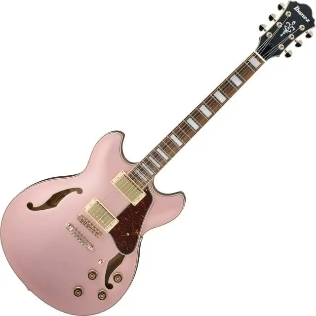 Ibanez AS73G-RGF Rose Gold Metallic Flat Halvakustisk gitarr