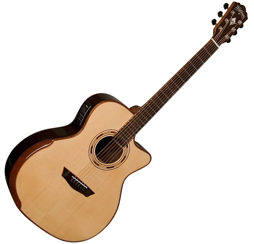 Washburn Comfort G25SCE Natural elektroakustisk gitarr