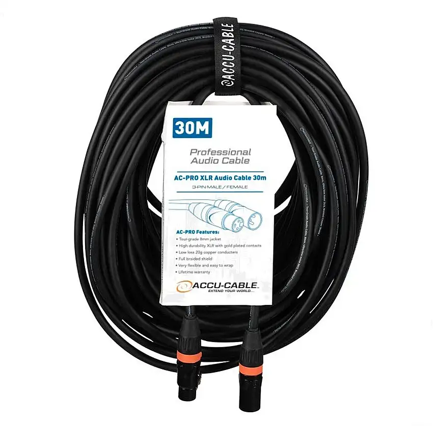Accu Cable AC-PRO 30 m Mikrofonkabel