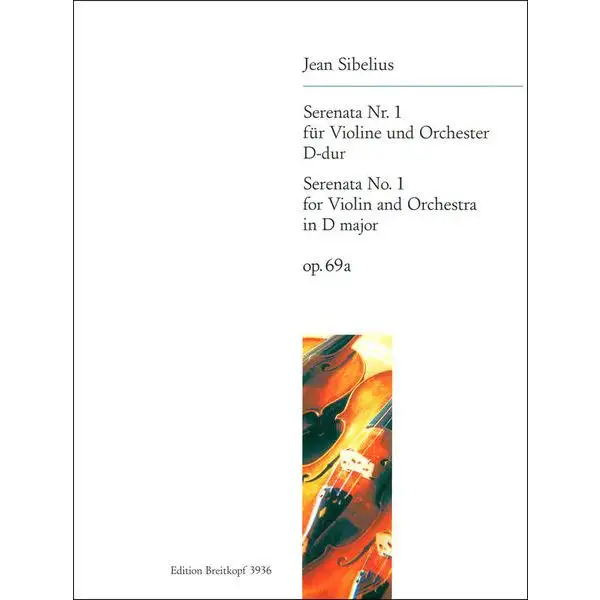 Breitkopf & Härtel Sibelius Serenata op.69 Violin
