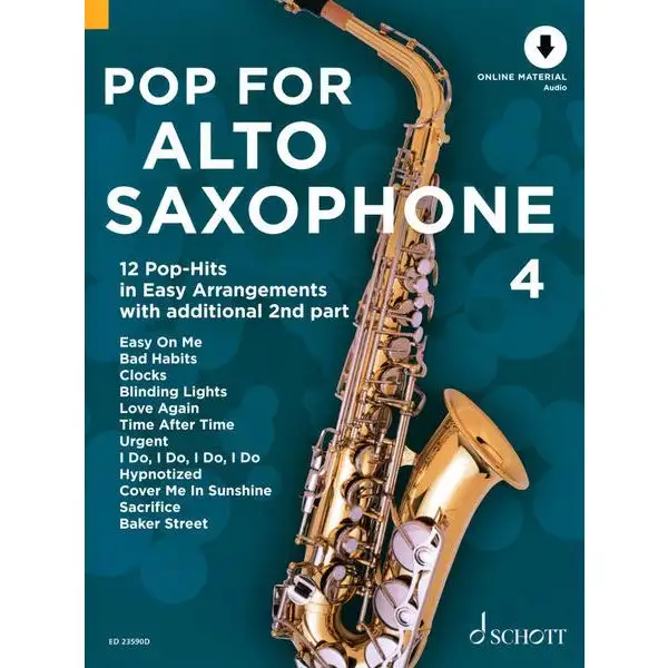 Schott Pop For Alto Saxophone 4
