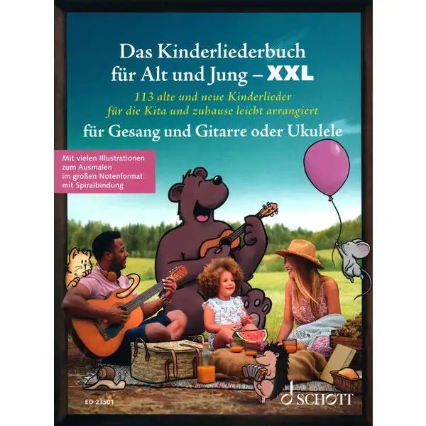 Schott Kinderliederbuch Git/Uku XXL