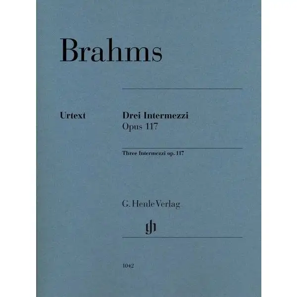 Henle Verlag Brahms 3 Intermezzi Klavier