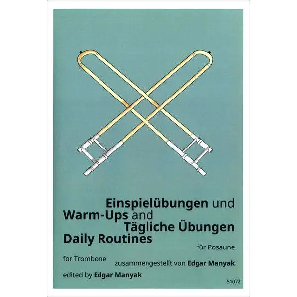 Martin Schmid Blechbläsernoten Einspielübungen für Posaune