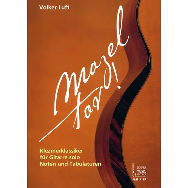 Acoustic Music Books Mazel Tov Klezmer Gitarre