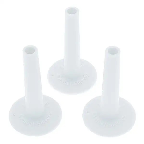 No Nuts Cymbal Sleeves 3pcs White
